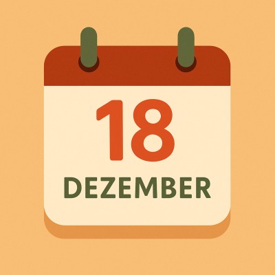 Historischer Kalender – 18. Dezember